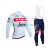 Homme Tenue Cycliste Manches Longues et Collant à Bretelles 2022 TREK Segafredo N001